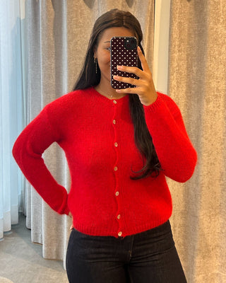 LAURIEN CARDIGAN RED