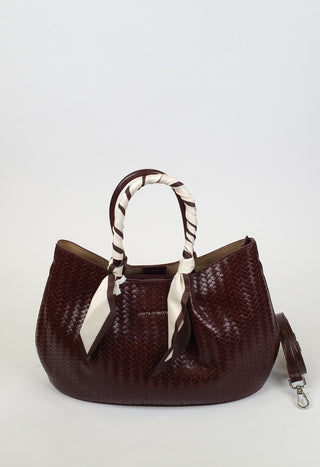LORETTA HANDBAG BORDEAUX