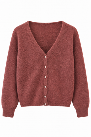 LOBKE CARDIGAN FRAMBOISE
