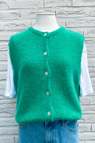 PEGGY GILET GREEN