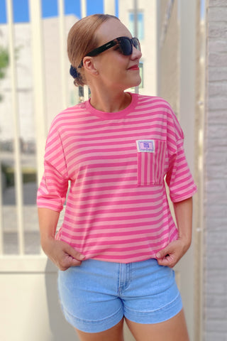 HARMONY TEE FUCHSIA
