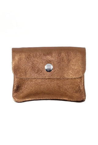 MINNIE GLITTER WALLET BRONZE