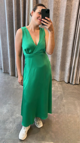 ANNELOT DRESS GREEN
