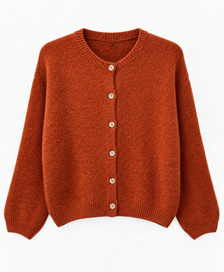 FRANCES CARDIGAN TERRACOTTA