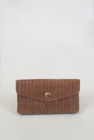 REBA WOVEN WALLET CACAO