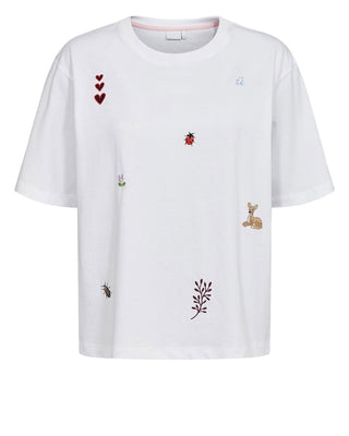 NUTENIA BOXY T-SHIRT GOTS BRIGHT WHITE