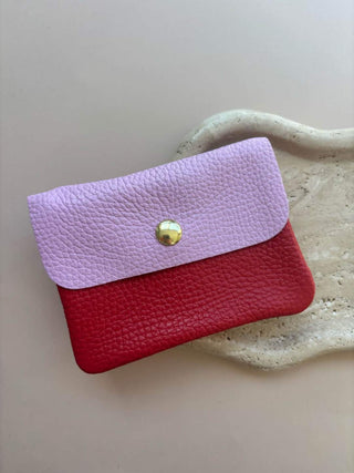 MINNIE DUO WALLET LILAC/ RED