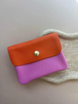 MINNIE DUO WALLET ORANGE/ PINK