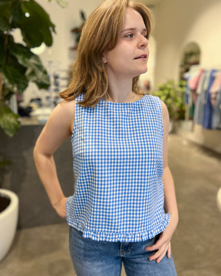VICKY TOP BLUE