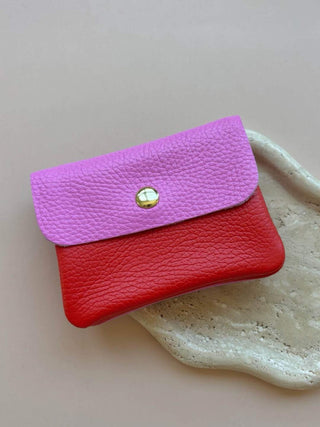 MINNIE DUO WALLET PINK/RED