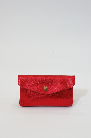 REBA GLITTER WALLET RED