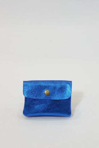 MINNIE GLITTER WALLET COBALT