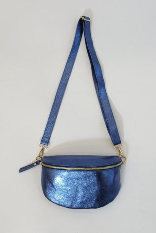 ANNIE GLITTER CROSSBODY BAG NAVY