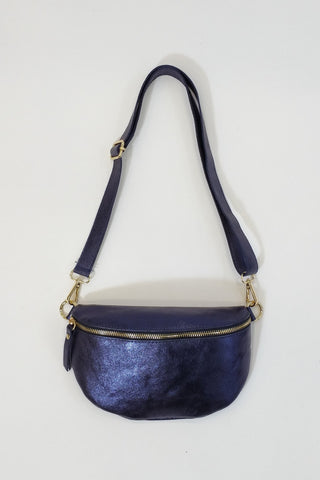 ANNIE GLITTER CROSSBODY BAG MIDNIGHT BLUE