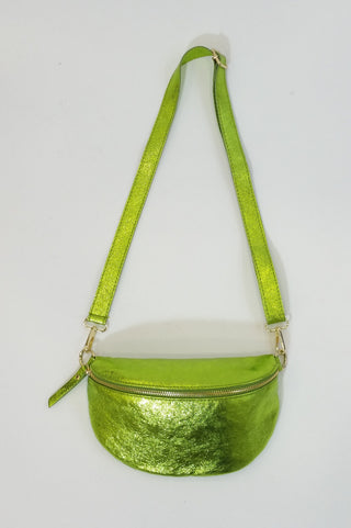 ANNIE GLITTER CROSSBODY BAG APPLE