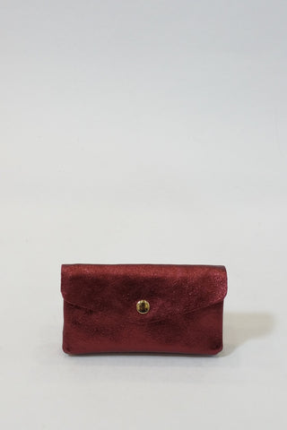 REBA GLITTER WALLET CHERRY RED