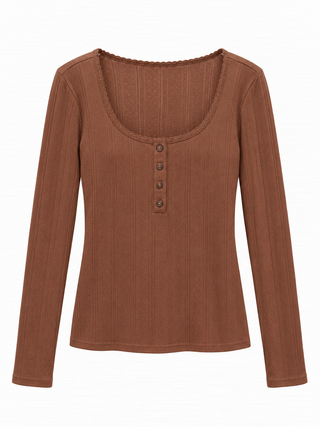AMELIA TOP CHOCO