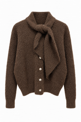 MARIE CARDIGAN CHOCO