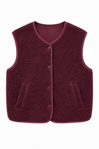 MAEVE VEST PLUM