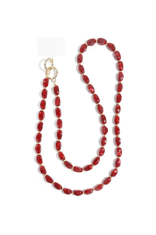 PHONE CORD BORDEAUX STONE