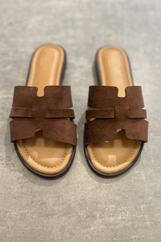 OLIVEA SANDALS CHOCOLATE
